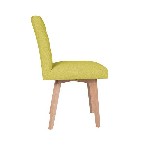 Dzeltens ēdamistabas krēsls Mazzini Sofas Tulip-image-3