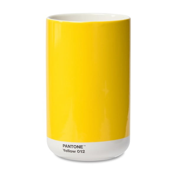 Dzeltena keramikas vāze Yellow 012 – Pantone