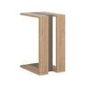 Sānu galdiņš ar ozolkoka imitāciju 40x30 cm Macha – Marckeric