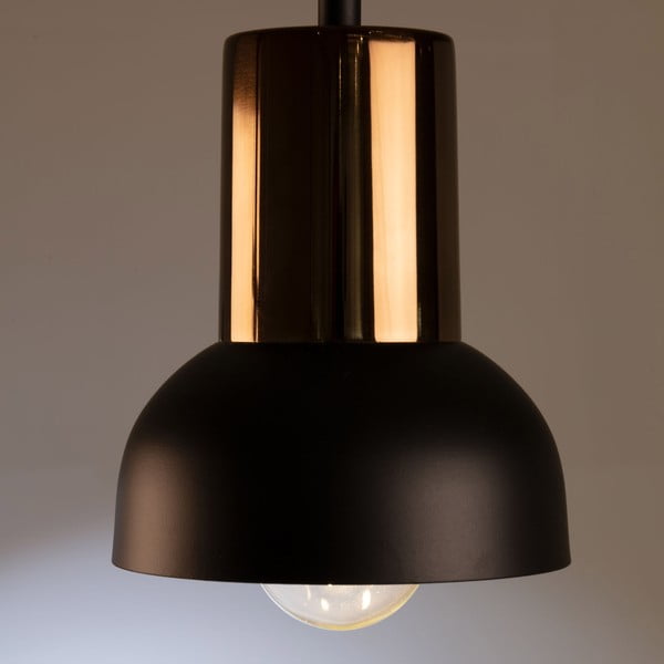 Melna griestu lampa Kave Home Amina, augstums 15 cm-image-1
