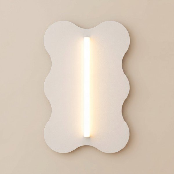 Balta metāla sienas lampa KLOVER – Thoro-image-2