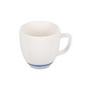 Balta/zila kapučīno porcelāna tasīte 200 ml Azul – BonBistro