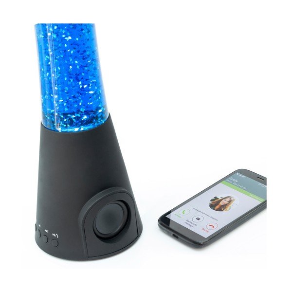 Galda ūdens lampa ar skaļruni InnovaGoods Flow Glitter Lamp-image-2