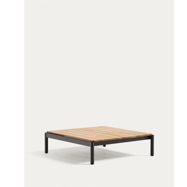 Tīkkoka masīvkoka dārza kafijas galdiņš 89x91 cm Sorells – Kave Home-image-2