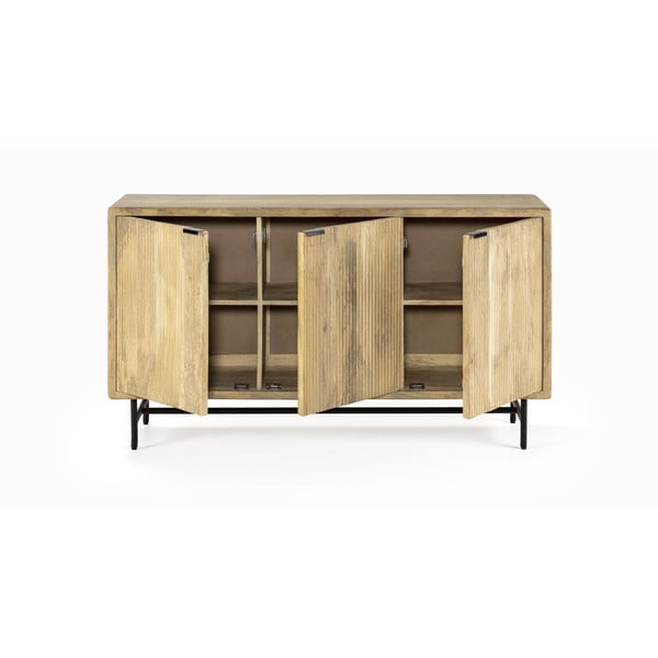 Dabīga toņa mango masīvkoka kumode 150x85x40 cm Mundra – MOME-image-1