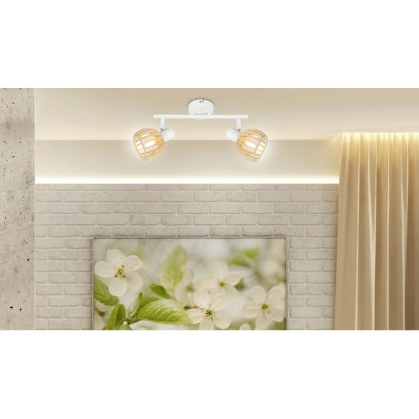 Balta/dabīga toņa griestu lampa ø 10 cm Atarri – Candellux Lighting-image-2