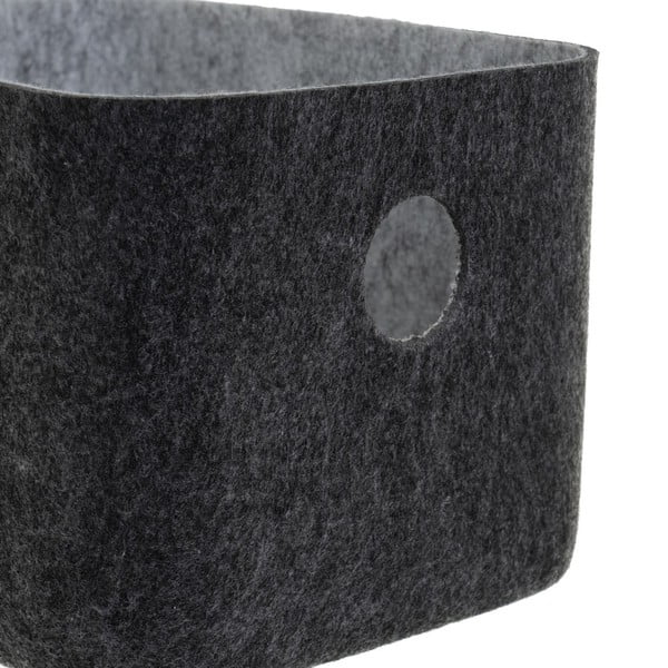 Tekstila uzglabāšanas grozi (4 gab.) 36x27x16 cm – Casa Selección-image-2