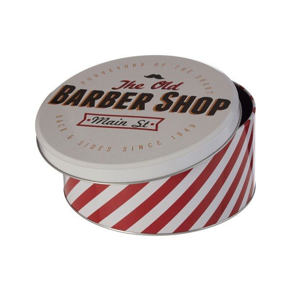 2 skārda glabāšanas kastu komplekts Premier Housewares Barber Shop-image-1