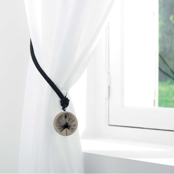 Koka/tekstila aizkaru turētājs Teaky – douceur d'intérieur-image-2