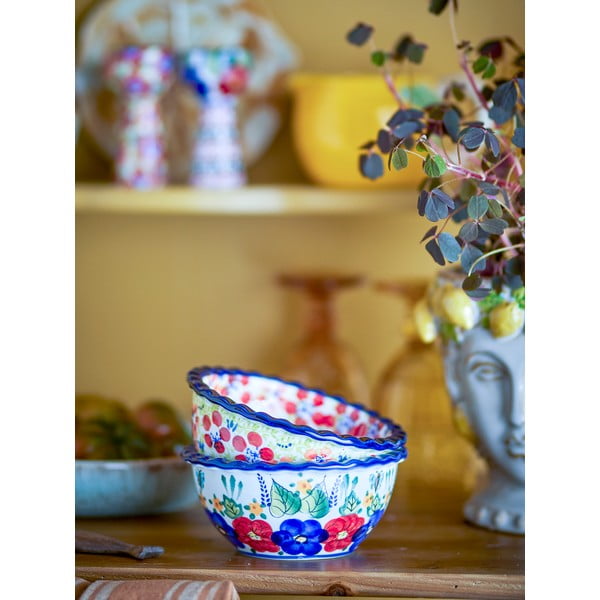 Akmensmasas servēšanas bļodiņas (2 gab.) 380 ml Florist – Bloomingville-image-2