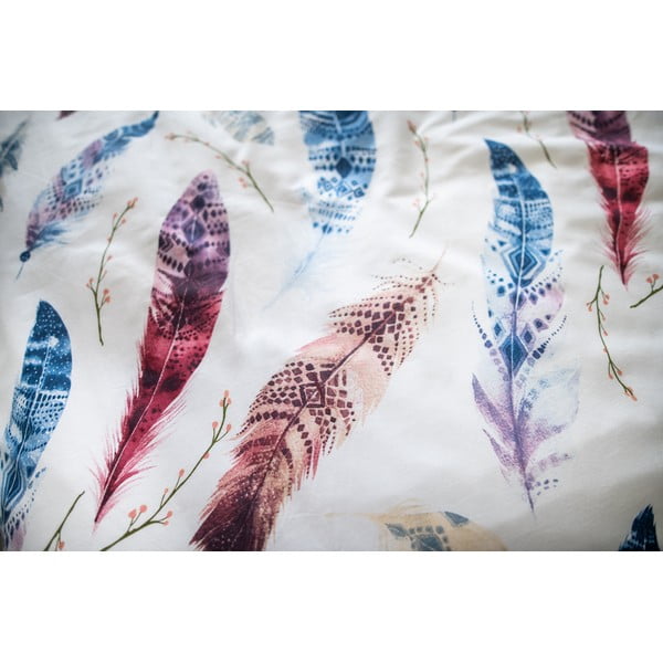 Kokvilnas gultas veļa vienvietīgai gultai 140x200 cm LP Dita Piume – Cotton House-image-2