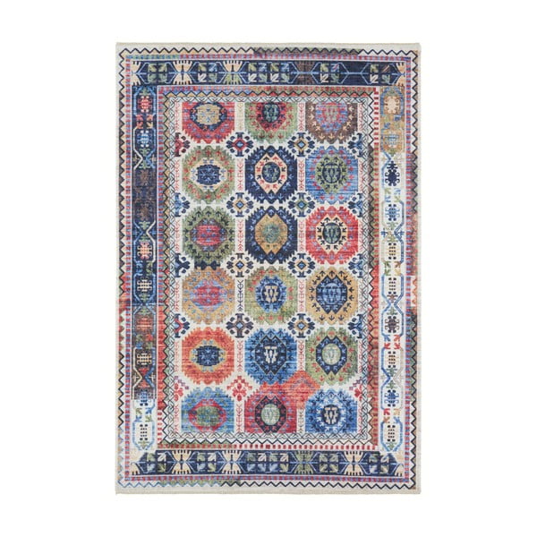 Krāsains paklājs ar augstu kokvilnas sastāvu Nouristan Kilim Masin 120 x 170 cm