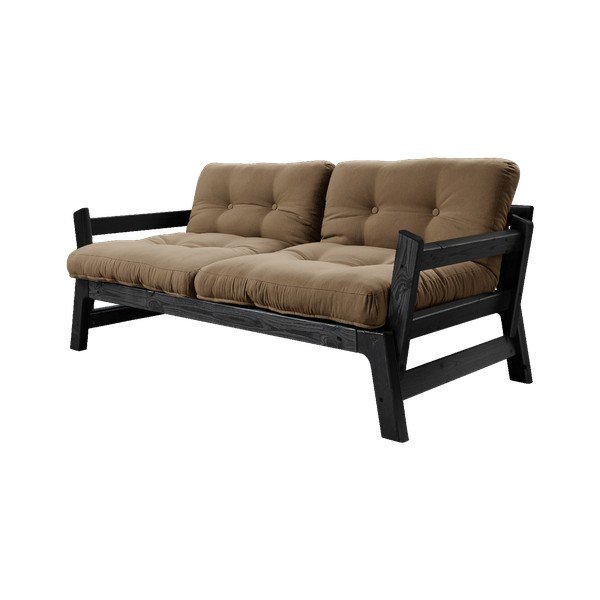 Izvelkamais dīvāns Karup Design Step Black/Mocca-image-1