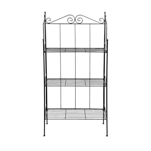 3 līmeņu melns metāla plaukts Esschert Design-image-3