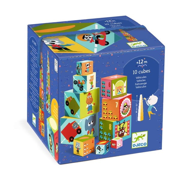 Klucīšu tornis Djeco Vehicles-image-2