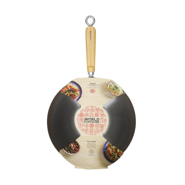 WOK panna ar nelīpošu virsmu Kitchen Craft Oriental, ⌀ 30 cm-image-4