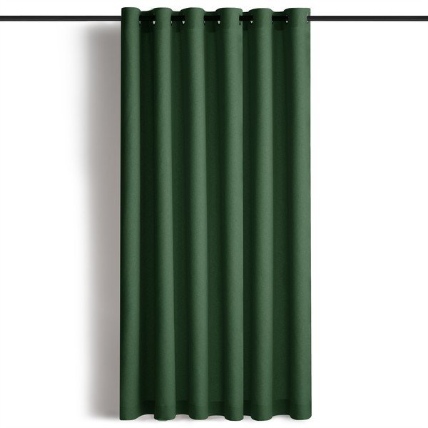 Tumši zaļš daļēji gaismu necaurlaidīgs aizkars Calisto – Filumi