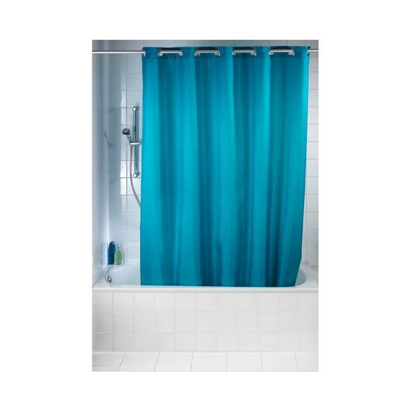 Benzīna zils dušas aizkars Wenko Comfort Flex, 180 x 200 cm-image-2