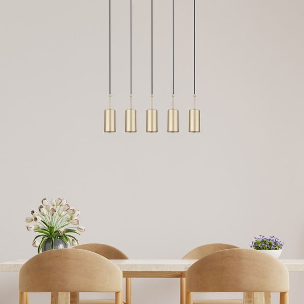 Piekarama lampa zelta krāsā Squid Lighting Geo, augstums 120 cm-image-2