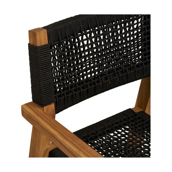 Melns masīvkoka dārza krēsls Anzio – House Nordic-image-1