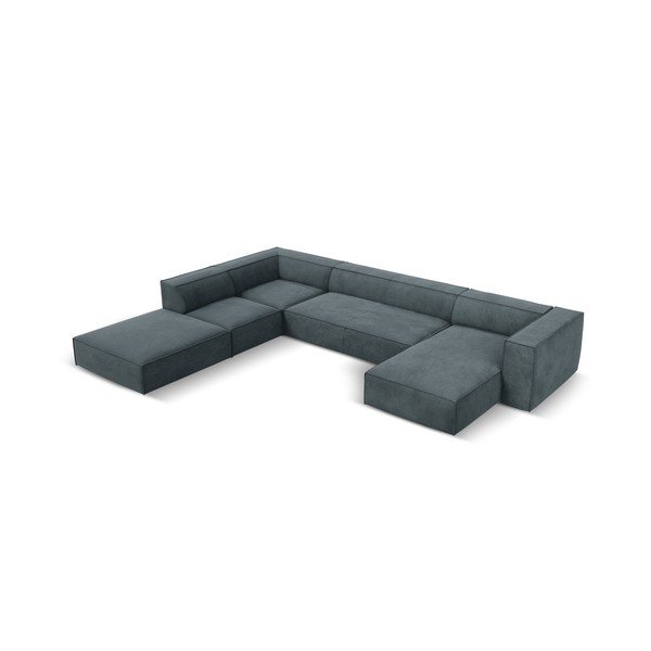 Zaļganzils/pelēks stūra dīvāns (kreisais stūris) Madame – Windsor & Co Sofas-image-2
