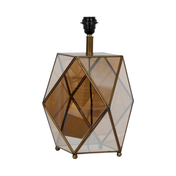 Lampas pamatne brūnā/zelta krāsā 43 cm Eluminea – Côté Table