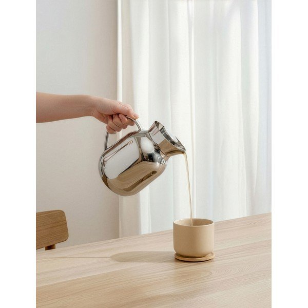 Sudraba krāsas nerūsējošā tērauda termosa kanna 1,2 l Amphora – Stelton-image-2