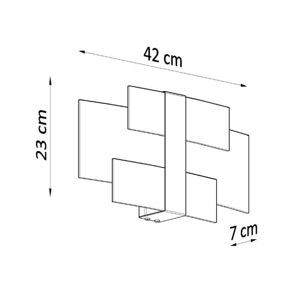 Balta sienas lampa Marett – Sollux-image-2