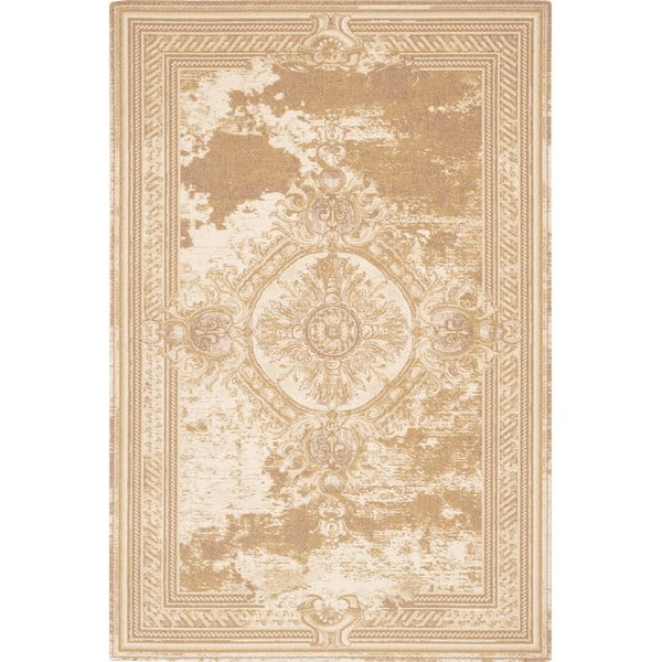 Bēšs vilnas paklājs 100x180 cm Emily – Agnella