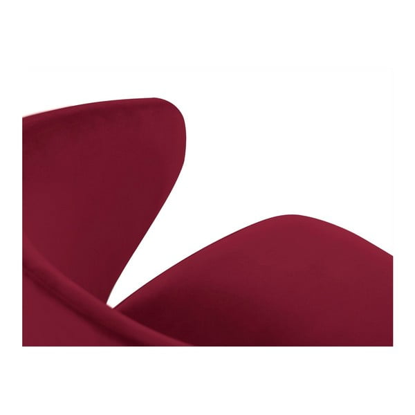 Sarkans samta ēdamistabas krēsls Windsor & Co Sofas Nemesis-image-3