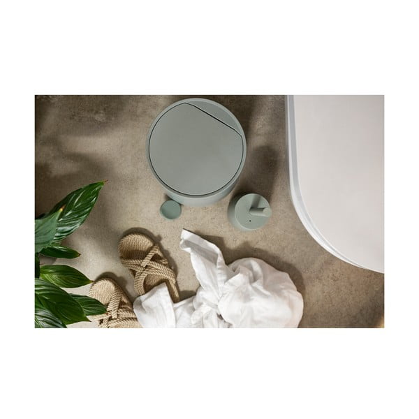 Zaļa vannasistabas atkritumu tvertne ar pedāli Zone Nova Green, 3 L-image-3