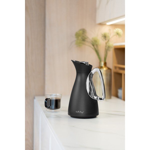 Melns plastmasas termoss 1 l Alessia – Vialli Design-image-1