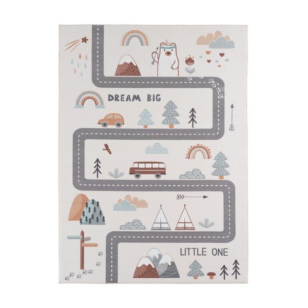 Krēmkrāsas mazgājams bērnu paklājs 140x200 cm Coco 1134 – Ayyildiz Carpets