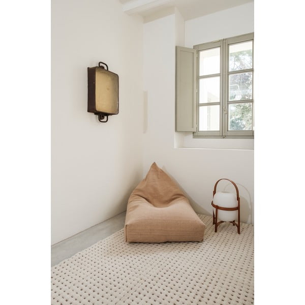 Ziloņkaula krāsas mazgājams/ar rokām darināts vilnas paklājs 170x240 cm Unexpected Wool – Lorena Canals-image-3