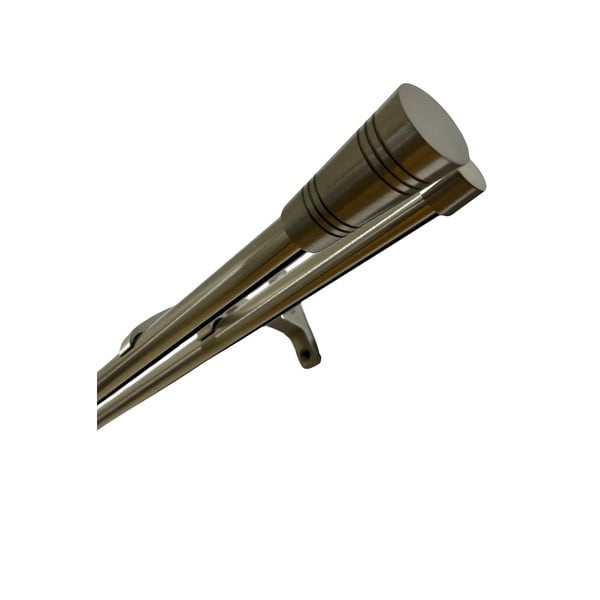 Metāla dubultā aizkaru stanga 160 cm Toronto – SP TREND-image-1