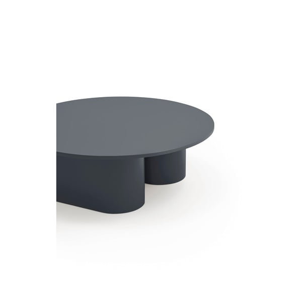 Antracīta pelēks žurnālgaldiņš 110x111 cm Totem – Teulat-image-4