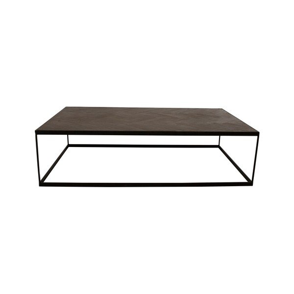 Žurnālgaldiņš ar pārstrādāta koka virsmu Canett Damo, garums 150 cm-image-1