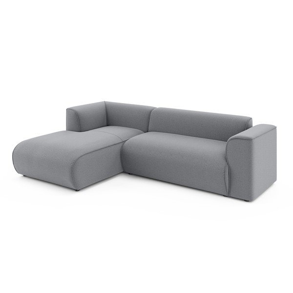 Gaiši pelēks stūra dīvāns (ar kreiso stūri/ar zvilni) Merid  – Ropez-image-2