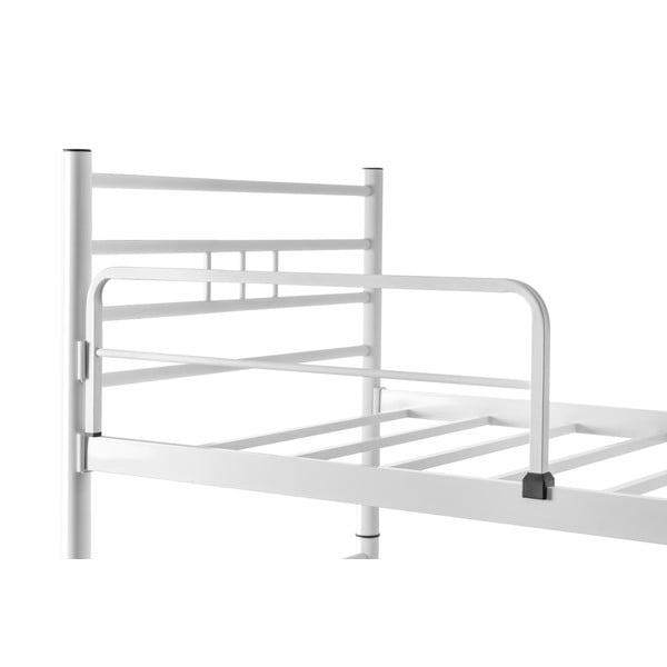 Balta divstāvu bērnu gulta 90x190 cm R70 – Kalune Design-image-3