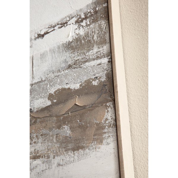 Glezna ar rokām krāsotiem elementiem ar rāmi/uz audekla 85x85 cm Bold – Bizzotto-image-2