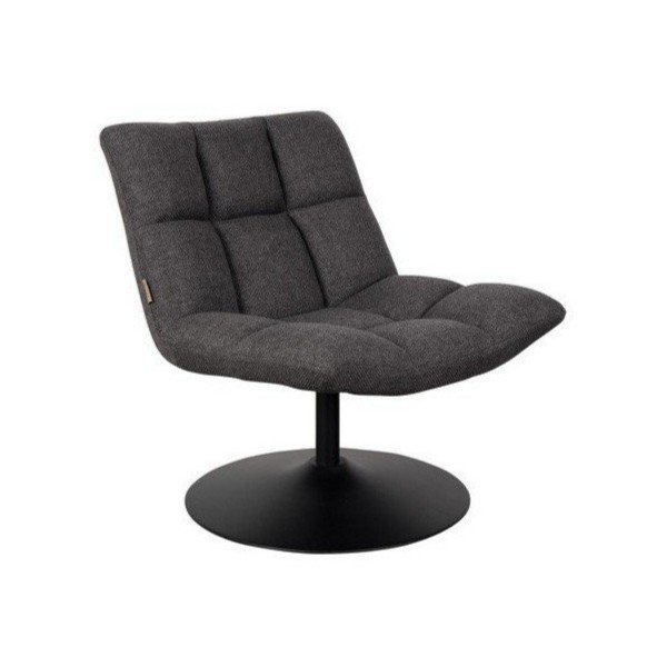 Tumši pelēks atpūtas krēsls Dutchbone Bar