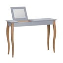 Pelēks tualetes galdiņš ar spoguli Ragaba Dressing Table, garums 105 cm