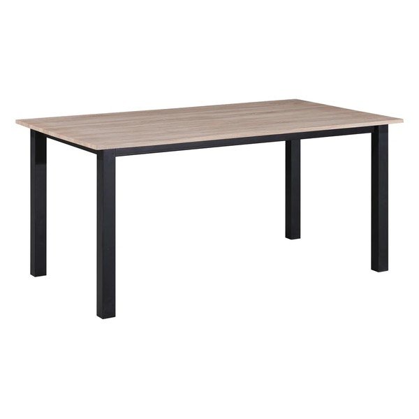 Ēdamgalds ar ozolkoka imitācijas galda virsmu 90x160 cm Durham – Støraa