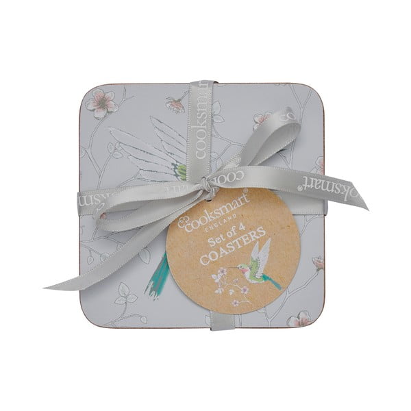 Pelēki paliktņi (4 gab.) Hummingbirds – Cooksmart ®-image-1