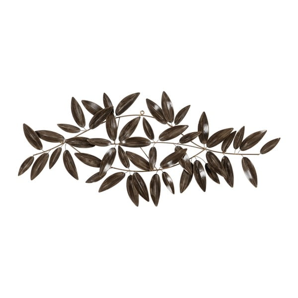 Metāla sienas dekors 121x52 cm Leaves – Ixia