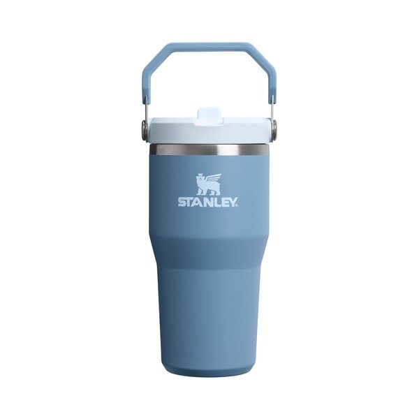 Dūmakaini zils nerūsējošā tērauda termoss 600 ml IceFlow™ Flip Straw 2.0 Tumbler Indigo – Stanley