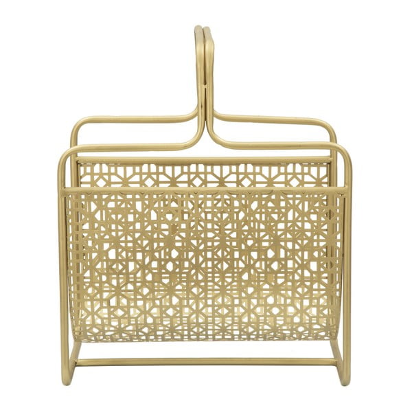 Metāla žurnālu plaukts zelta krāsā Mauro Ferretti Trivola-image-4