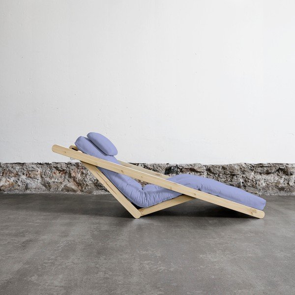 Mainīgs atpūtas krēsls Karup Figo Raw/Blue Breeze-image-1