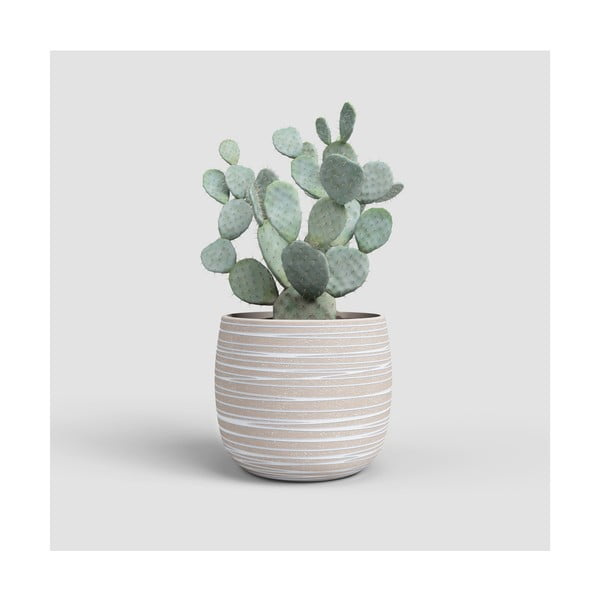 Keramikas ar rokām radīts puķu pods ø 16 cm Dóris – Artevasi-image-4