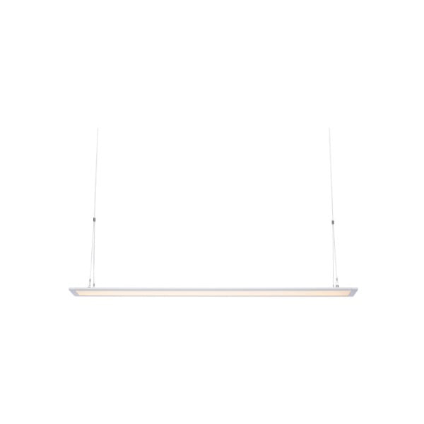 Balta griestu lampa Markslöjd Plan, garums 120 cm